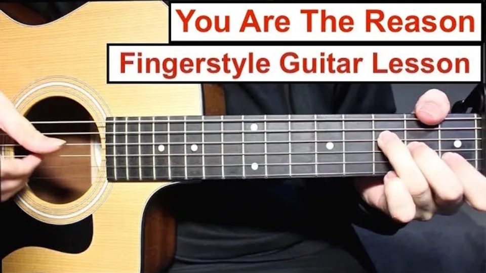 Calum Scott - You Are The Reason guitar lesson