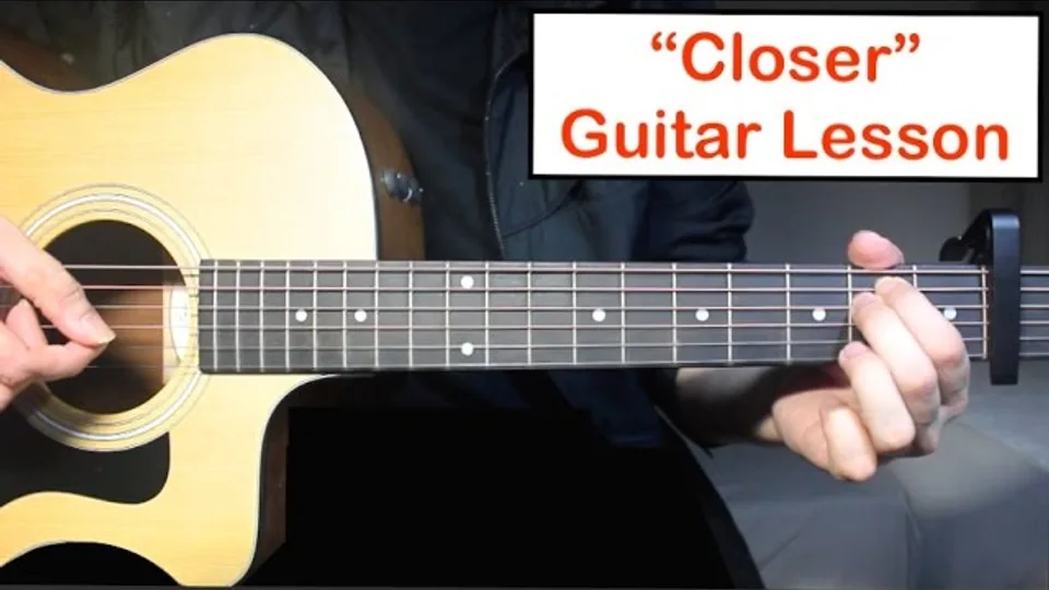 The Chainsmokers - Closer guitar lesson