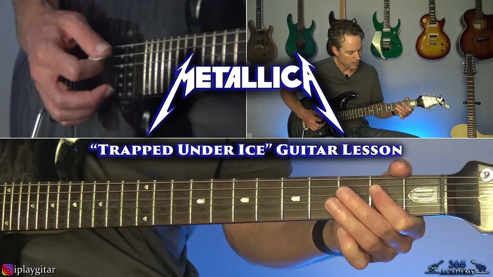 Metallica - Trapped Under Ice guitar lesson