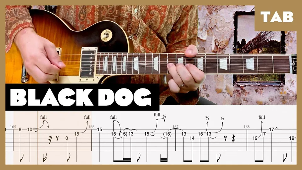 Led Zeppelin - Black Dog guitar tab