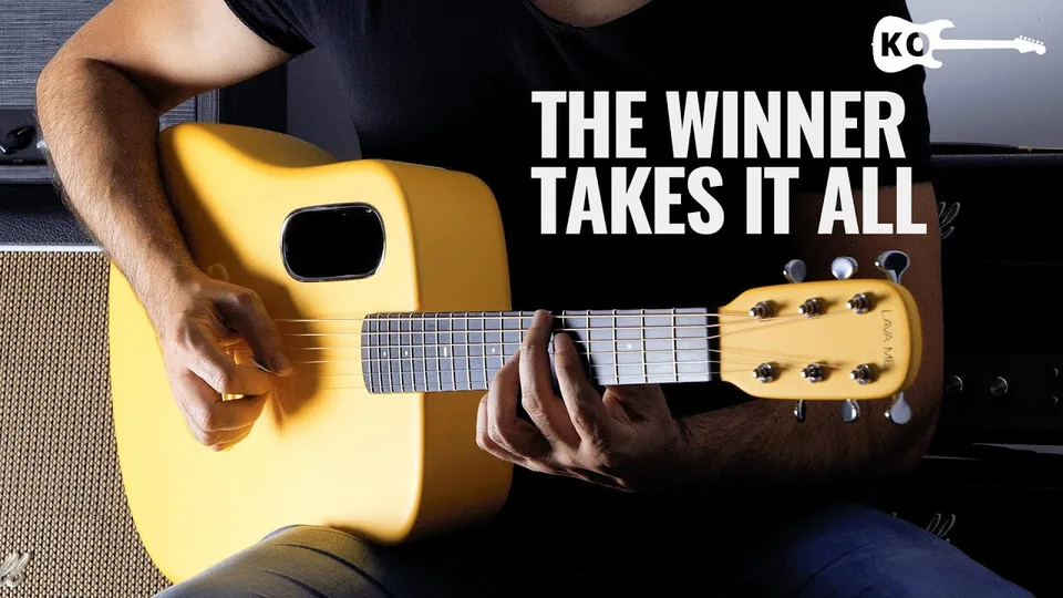 ABBA - The Winner Takes It All guitar cover