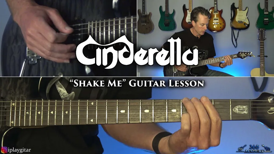 Cinderella - Shake Me guitar lesson