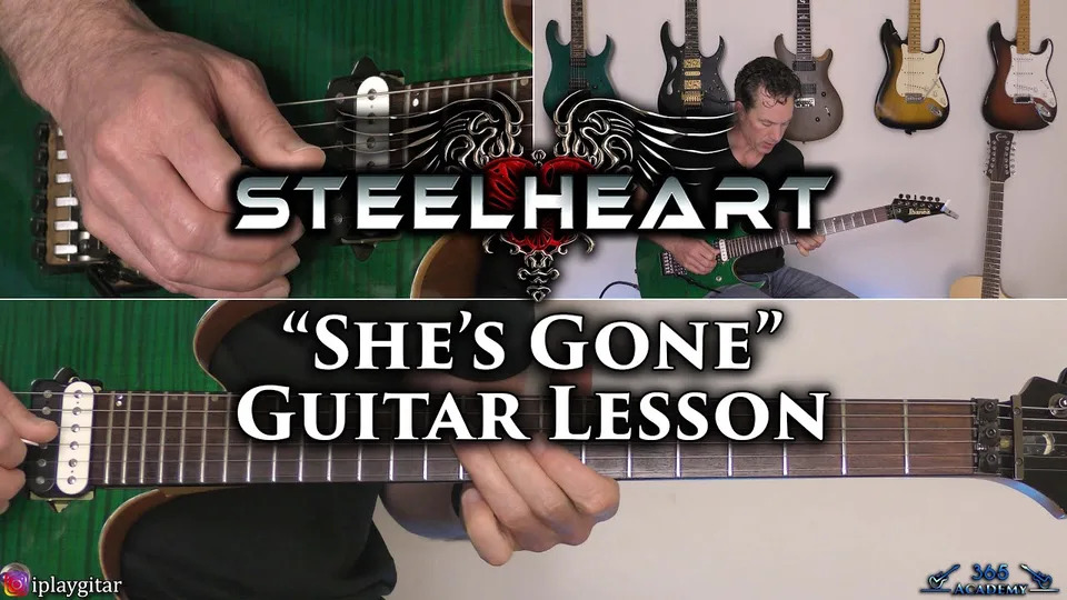Steelheart - She's Gone guitar lesson