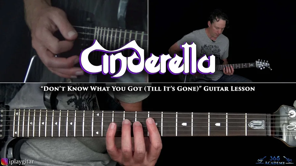 Cinderella - Don't Know What You Got guitar lesson