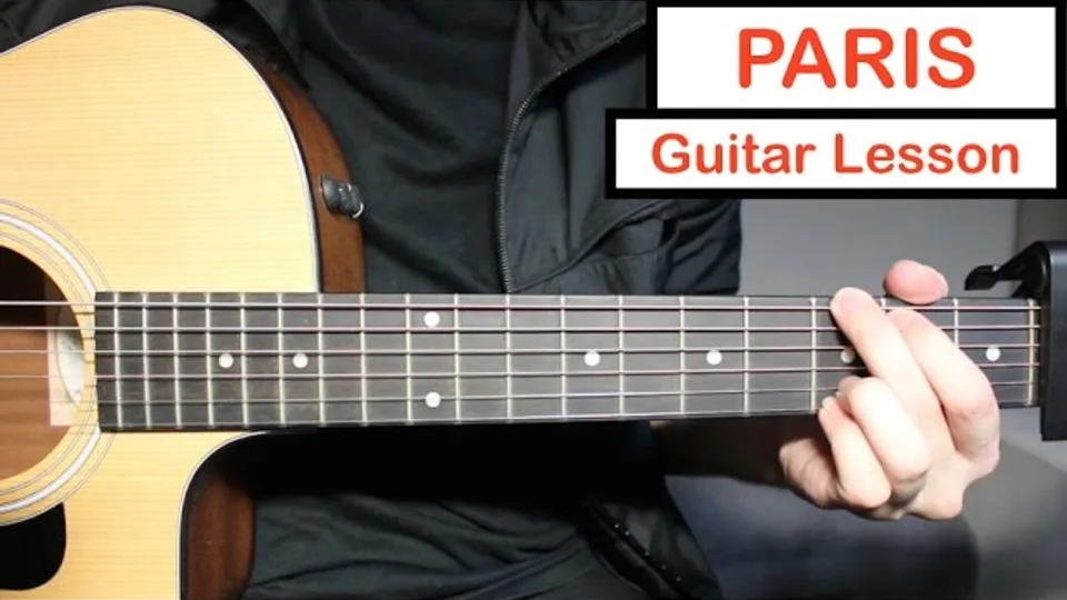 The Chainsmokers - PARIS guitar lesson
