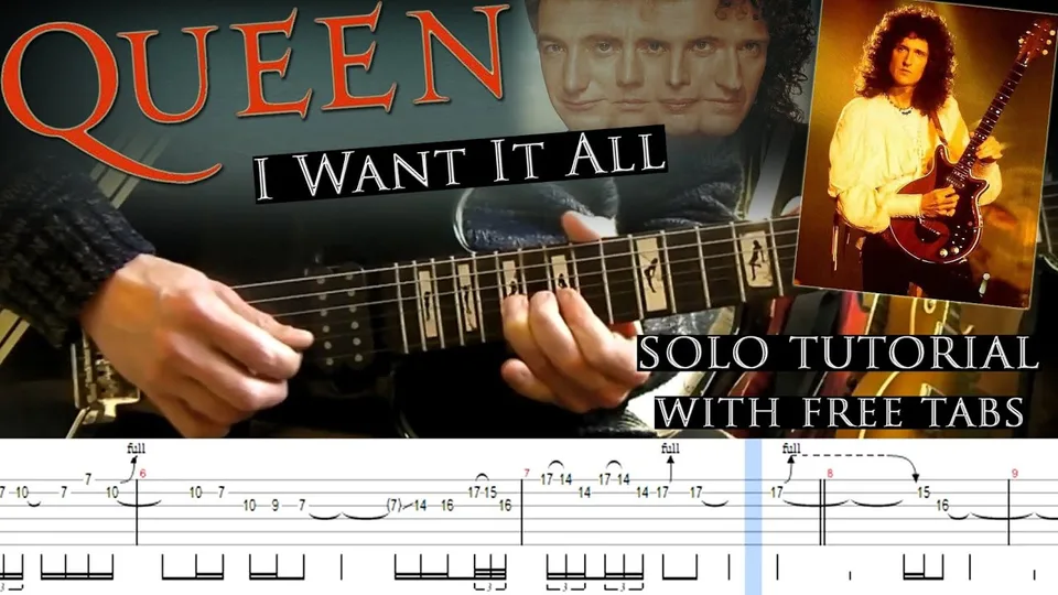 Queen - I Want It , and guitar tab