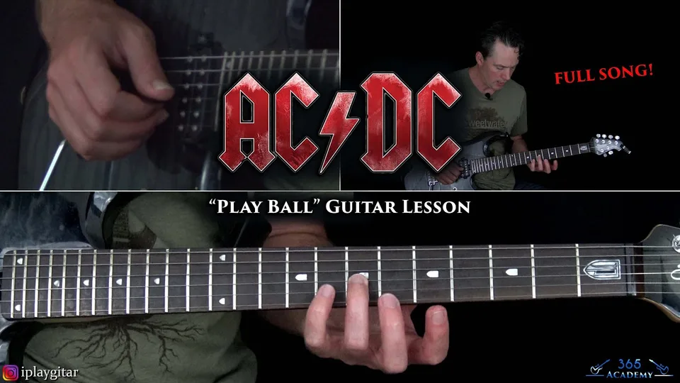 AC/DC - Play Ball guitar lesson