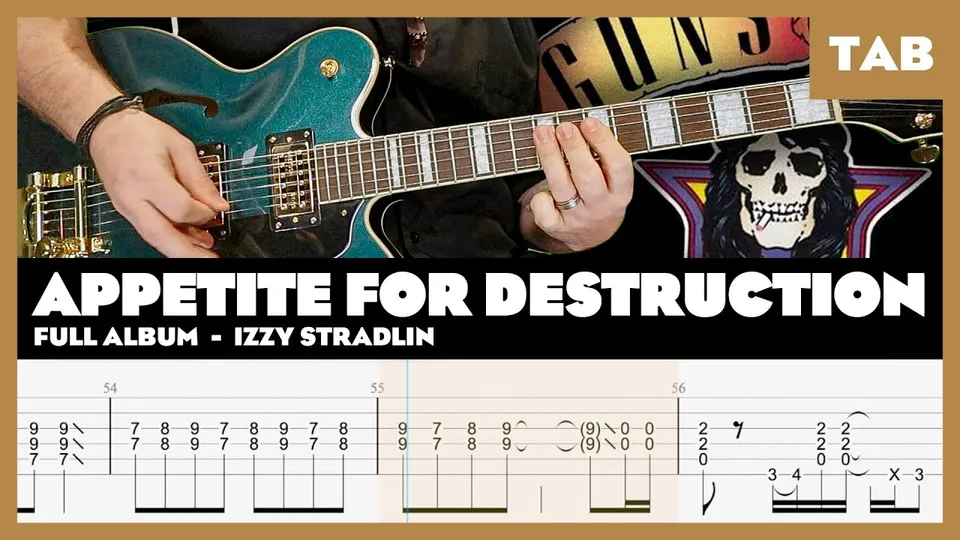 Guns N' Roses - Appetite For Destruction guitar tab
