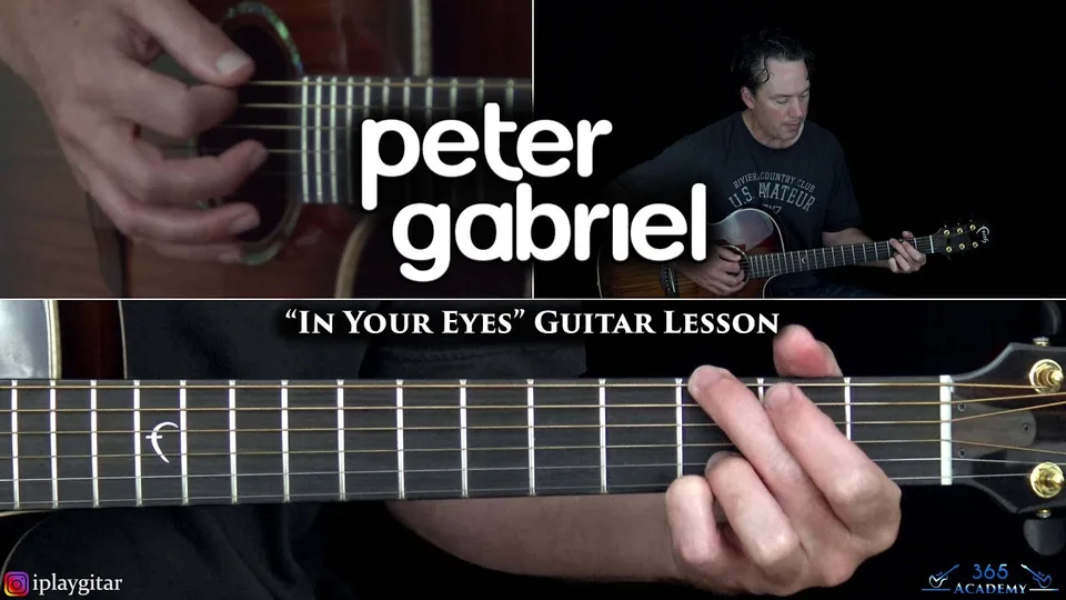 Peter Gabriel - In Your Eyes guitar lesson