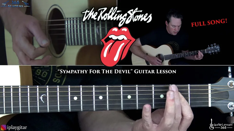 The Rolling Stones - Sympathy For The Devil guitar lesson