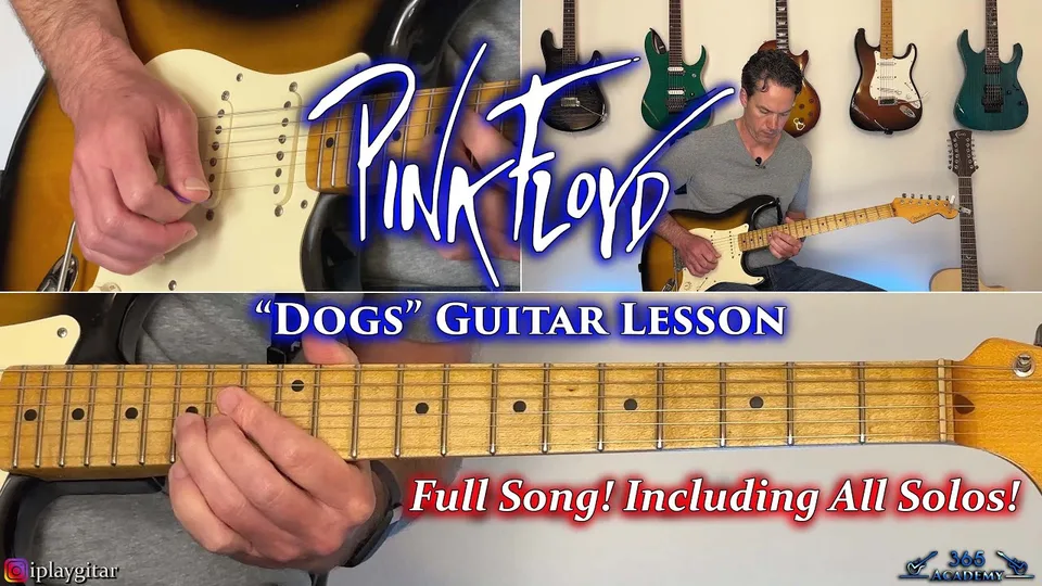 Pink Floyd - Dogs guitar lesson