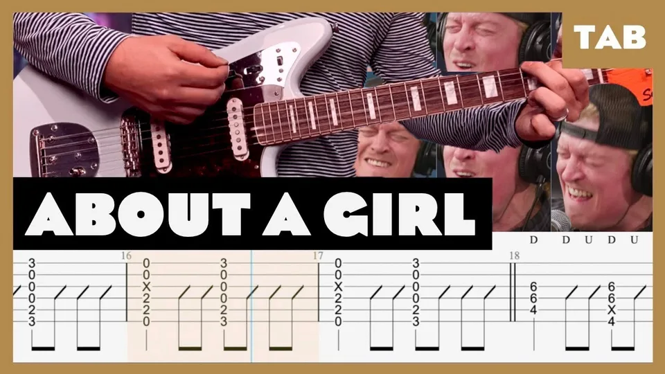 Nirvana - About a Girl guitar tab