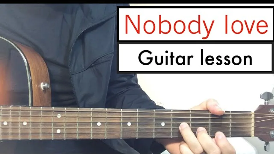 Tori Kelly - Nobody Love guitar lesson