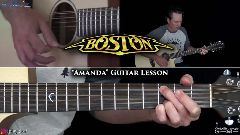 Boston - Amanda guitar lesson