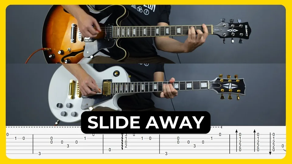 Oasis - Slide Away guitar tab