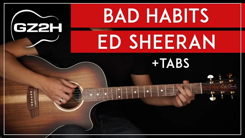 Ed Sheeran - Bad Habits guitar lesson
