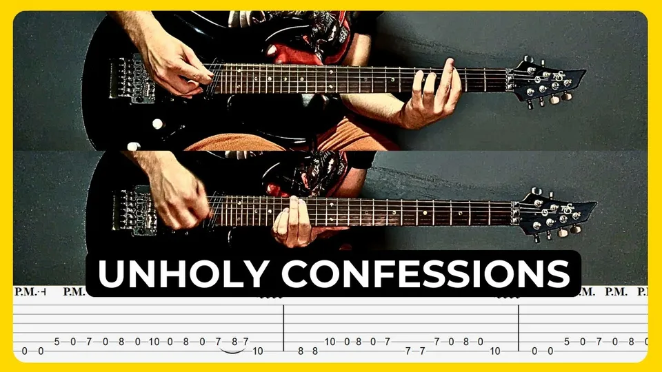 Avenged Sevenfold - Unholy Confessions guitar tab