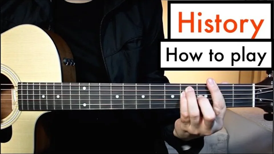 One Direction - History guitar lesson