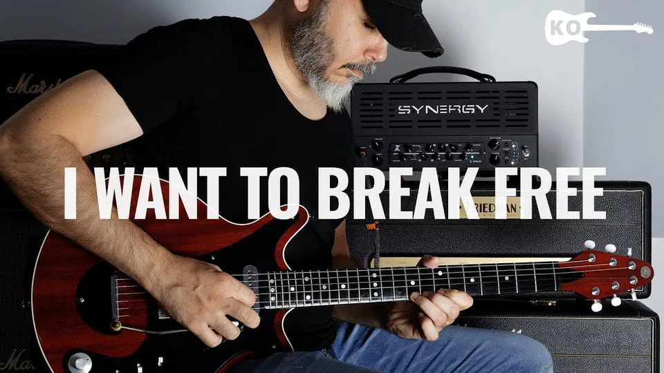 Queen - I Want To Break Free guitar cover
