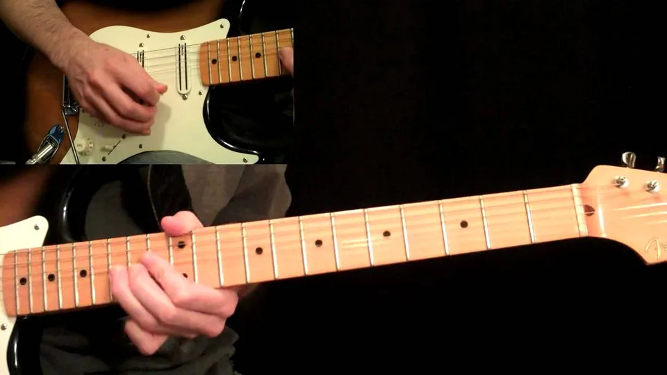 Stevie Ray Vaughan - Pride And Joy - Outro Section guitar lesson