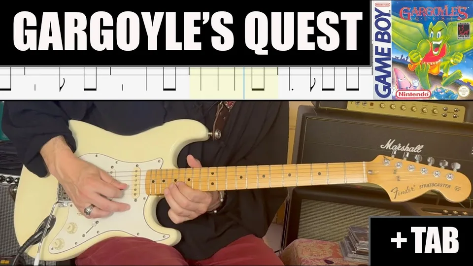 Harumi Fujita - Gargoyle's Quest Theme guitar tab