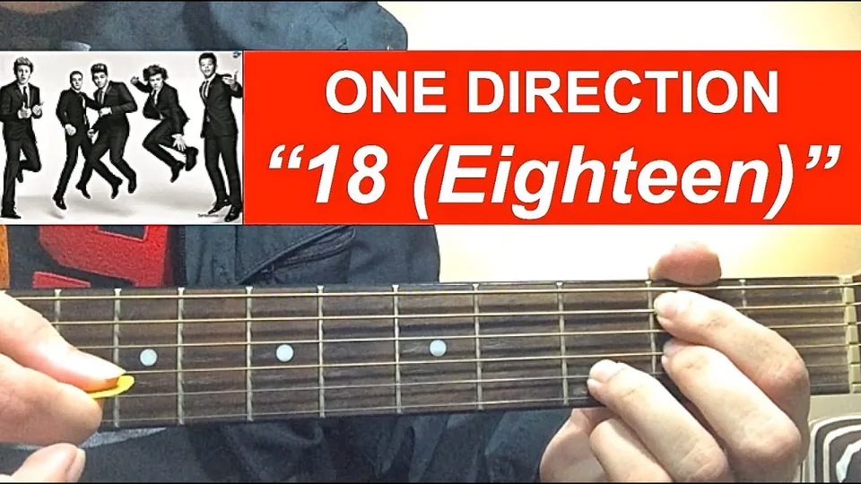 One Direction - 18 guitar lesson
