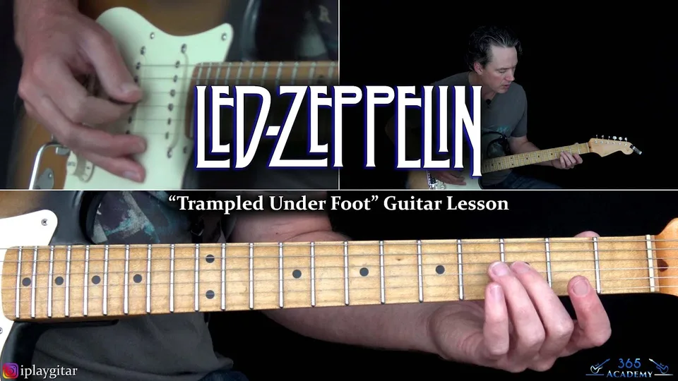 Led Zeppelin - Trampled Under Foot guitar lesson