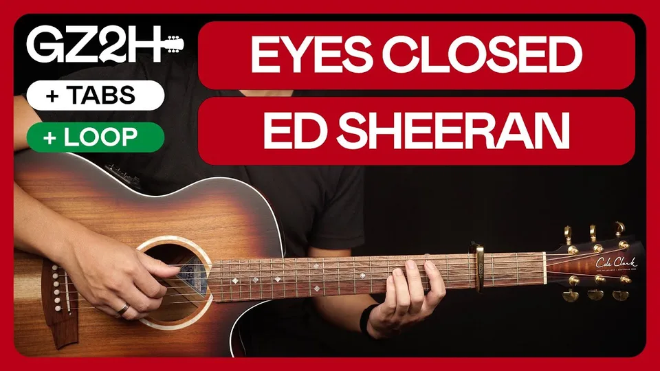 Ed Sheeran - Eyes Closed guitar lesson