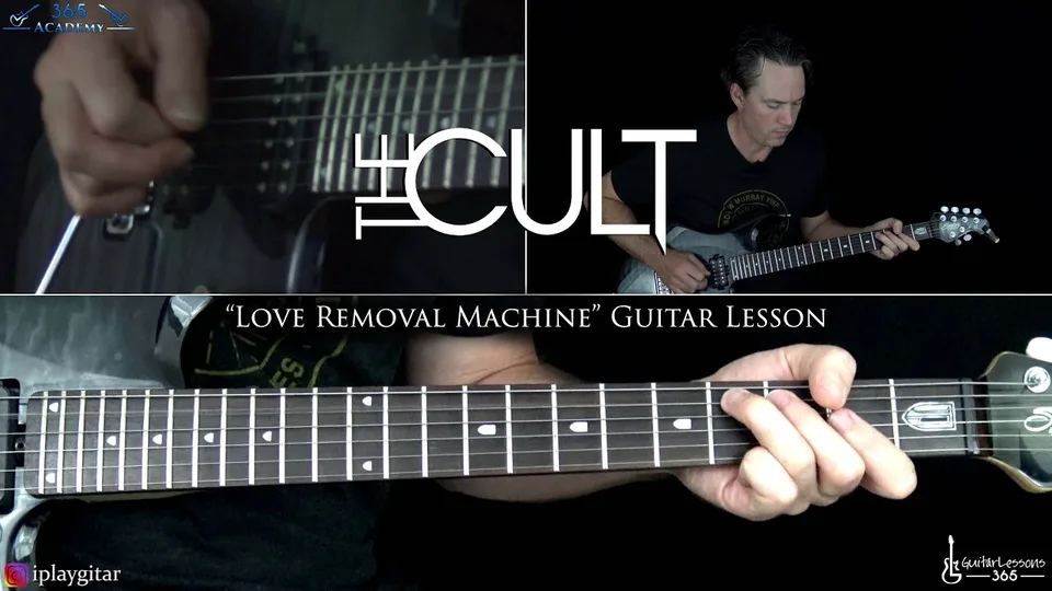 The Cult - Love Removal Machine guitar lesson