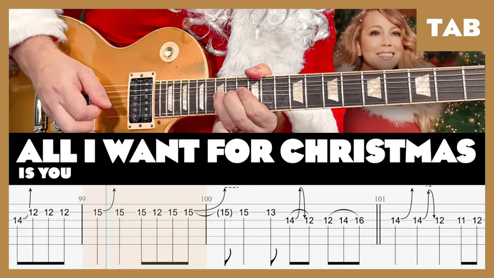 Mariah Carey - All I Want For Christmas Is You guitar tab