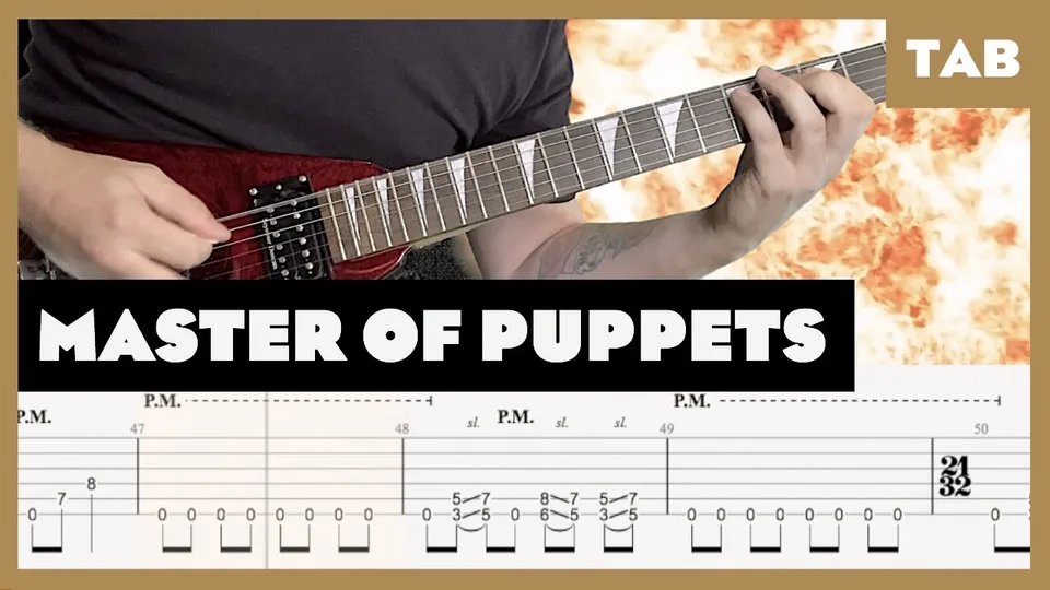 Metallica - Master of Puppets guitar tab