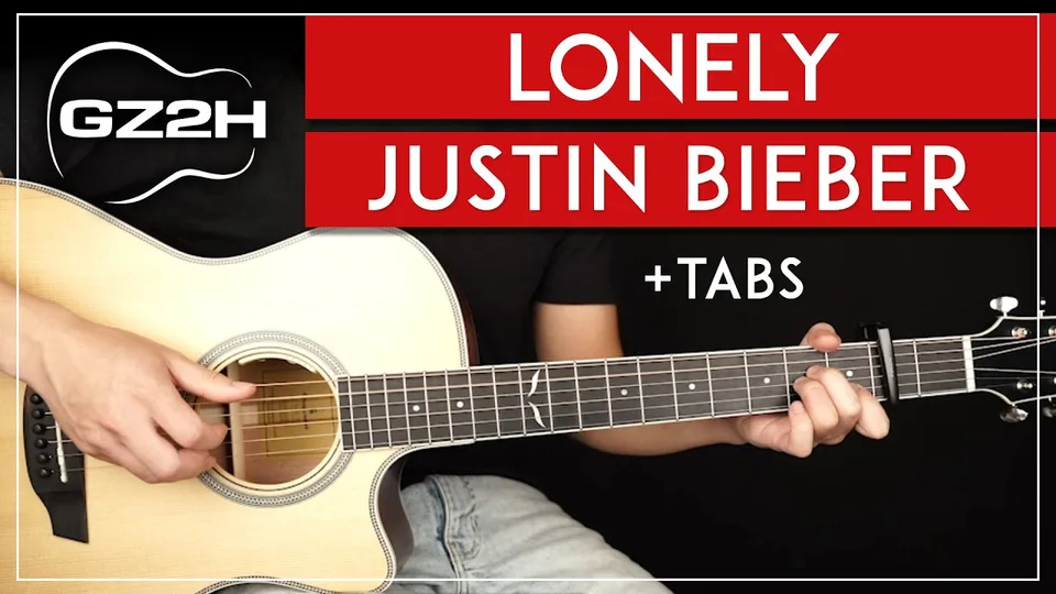 Justin Bieber - Lonely guitar lesson