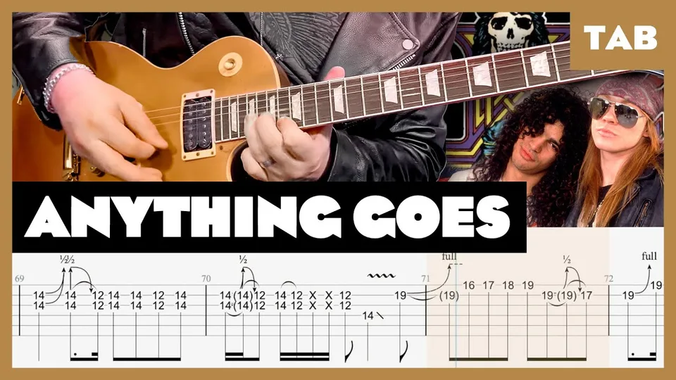 Guns N' Roses - Anything Goes guitar tab