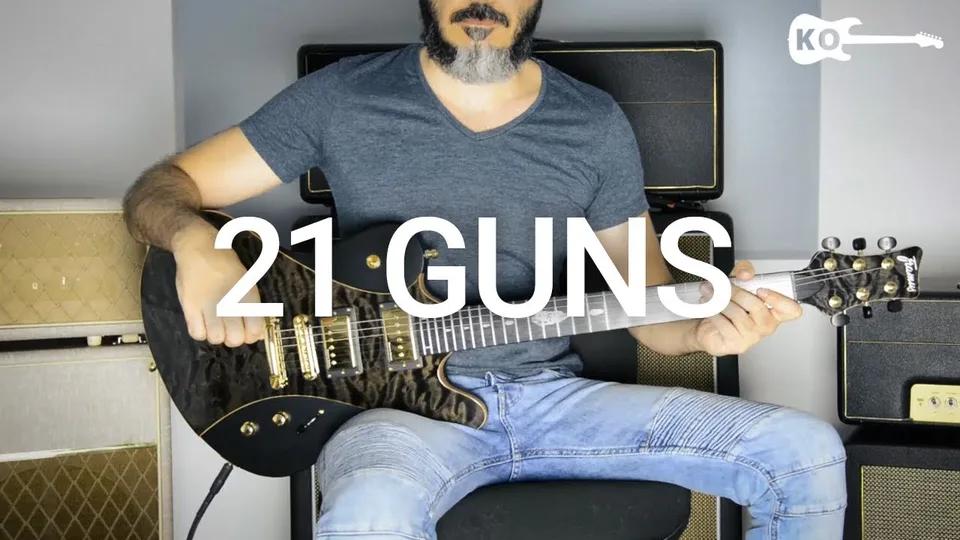 Green Day - 21 Guns guitar cover