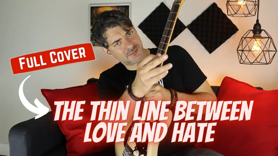 Iron Maiden - The Thin Line Between Love And Hate guitar cover