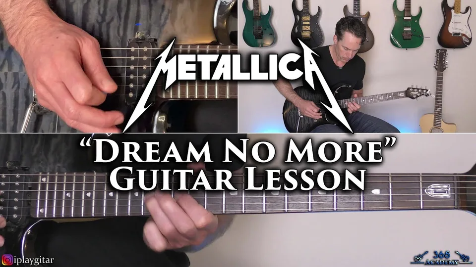 Metallica - Dream No More guitar lesson