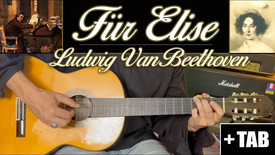 Ludwig van Beethoven - Fur Elise guitar tab