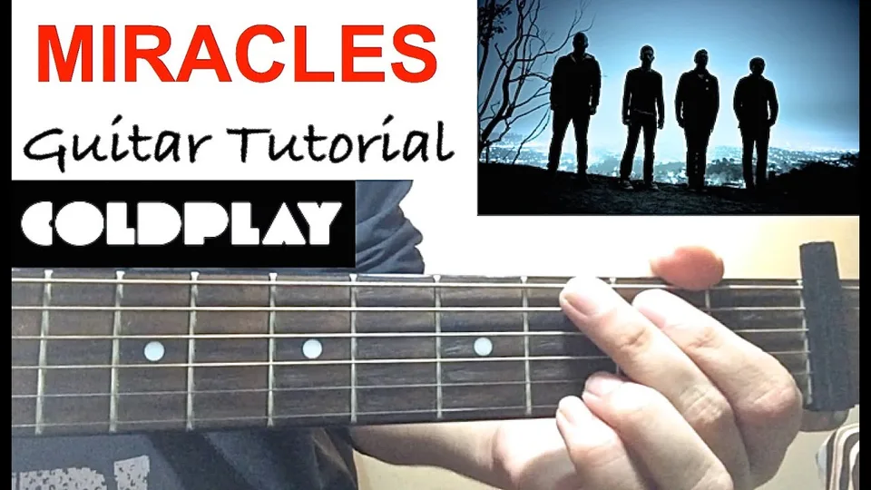 Coldplay - MIRACLES guitar lesson