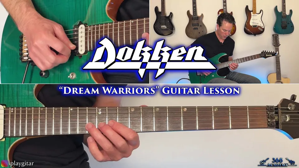 Dokken - Dream Warriors guitar lesson