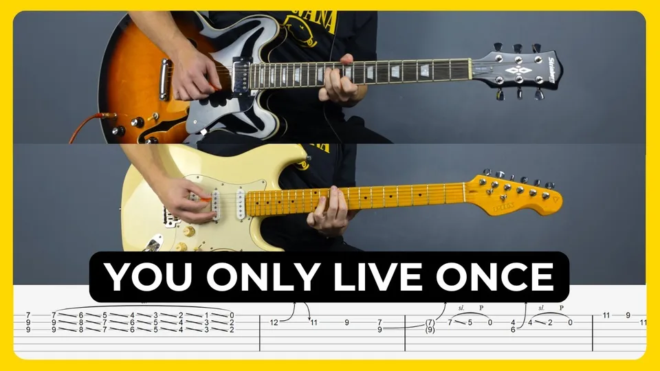 The Strokes - You Only Live Once guitar tab