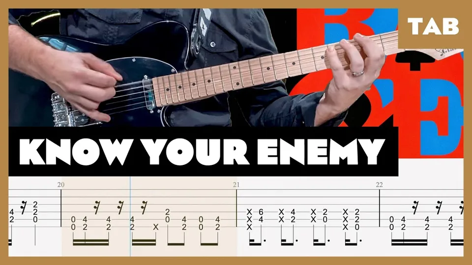 Rage Against the Machine - Know Your Enemy guitar tab
