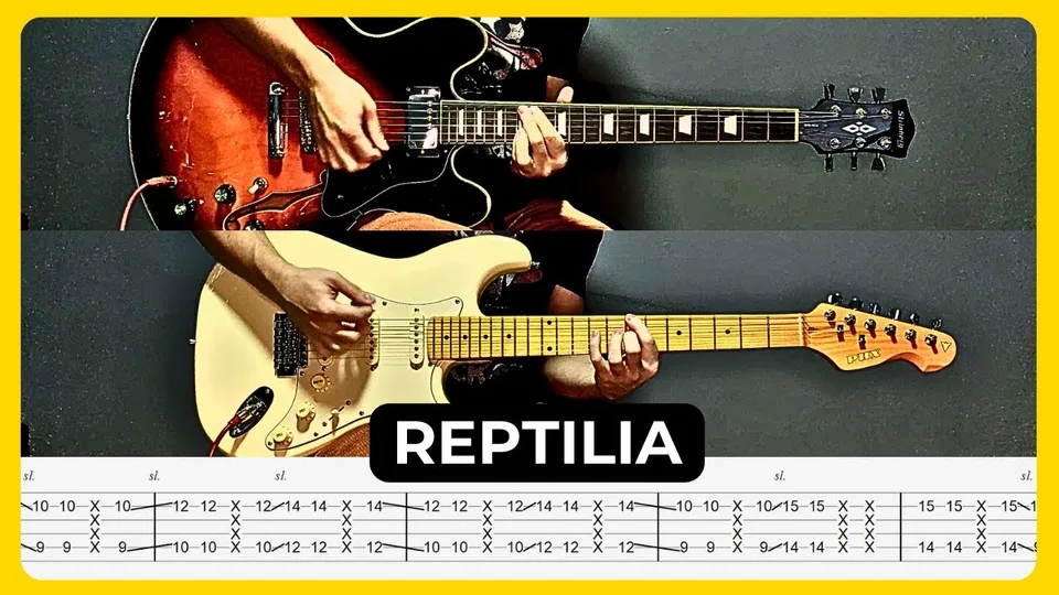 The Strokes - Reptilia guitar tab