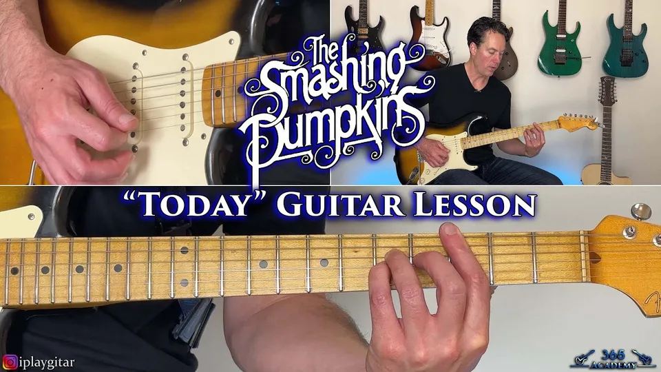 The Smashing Pumpkins - Today guitar lesson