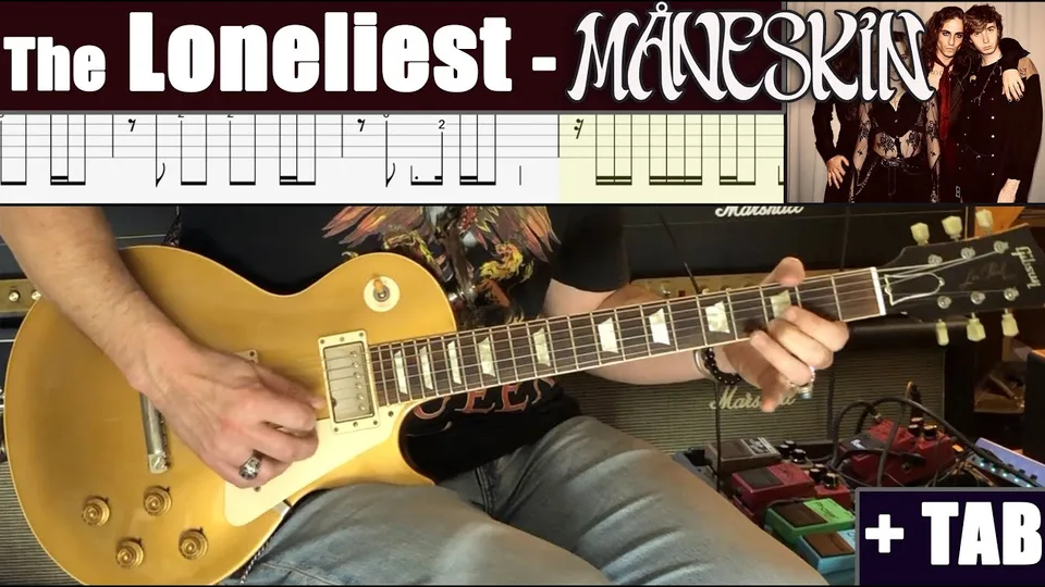 Måneskin - The Loneliest guitar tab