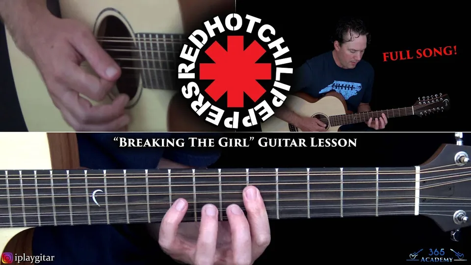 Red Hot Chili Peppers - Breaking The Girl guitar lesson