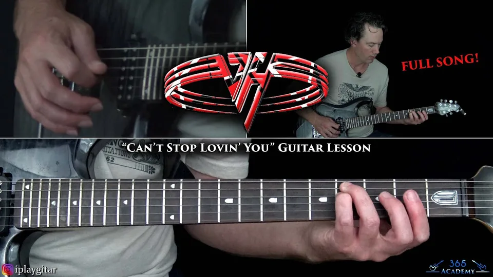 Van Halen - Can't Stop Lovin' You guitar lesson