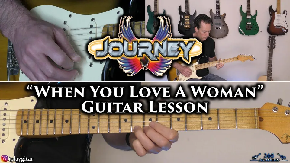 Journey - When You Love a Woman guitar lesson