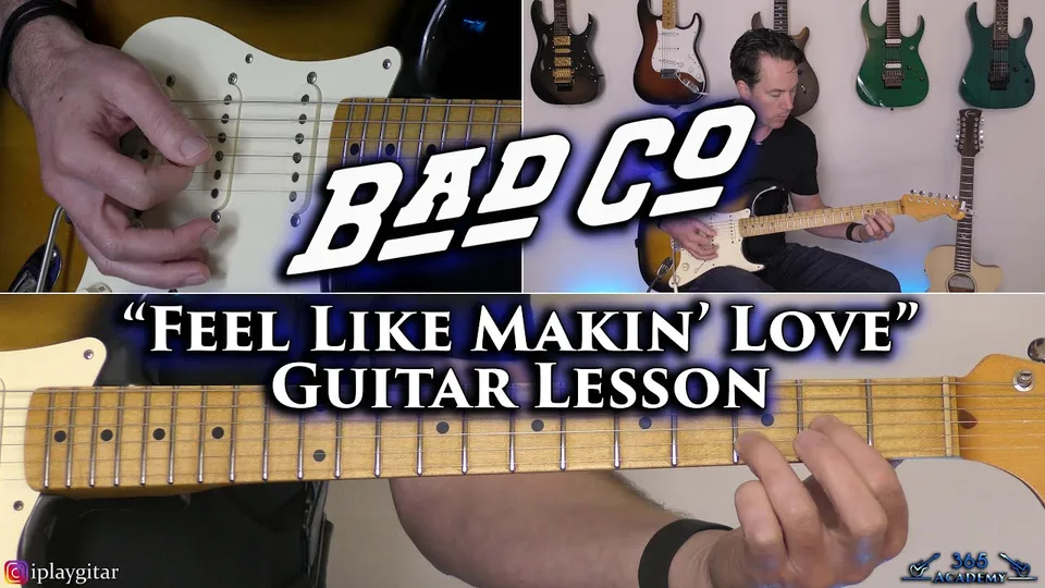 Bad Company - Feel Like Makin' Love guitar lesson