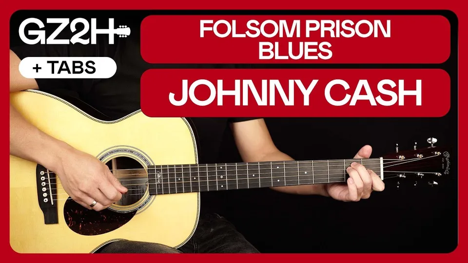 Johnny Cash - Folsom Prison Blues guitar lesson