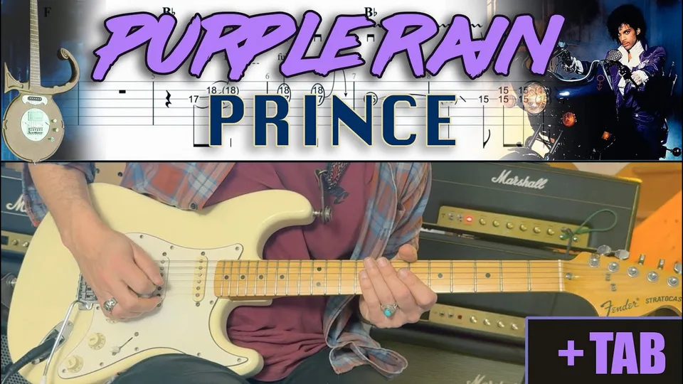 Prince - Purple Rain guitar tab